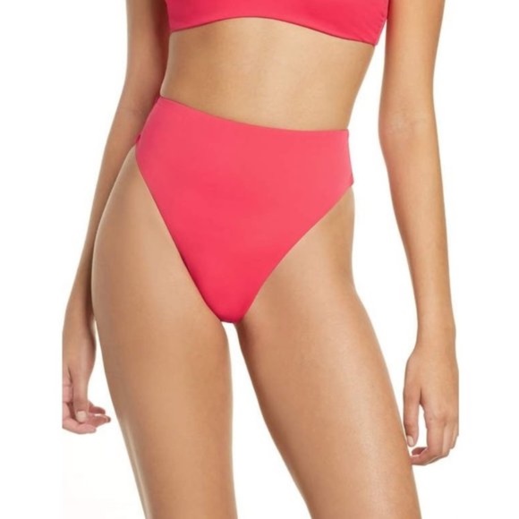 CHELSEA28 Easy Retro High Waist Swim Bottoms - Picture 1 of 5